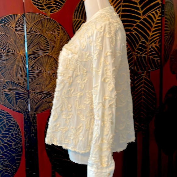 Anthropology Blouse/jacket Xsmall Fits more S/M up to size 36 B hardly worn . - Picture 4 of 12